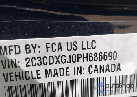 2023 Dodge Charger Scat Pack Widebody from USA, damaged, VIN 2C3CDXGJ0PH686690